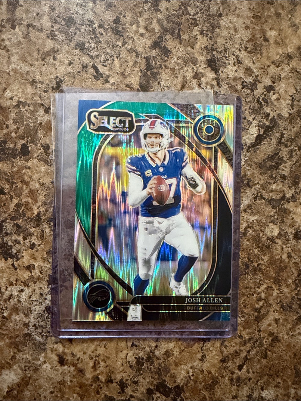 Panini Prizm Select Shock Josh Allen Card